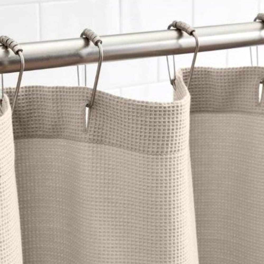 Boll & Branch Waffle Weave Shower Curtain